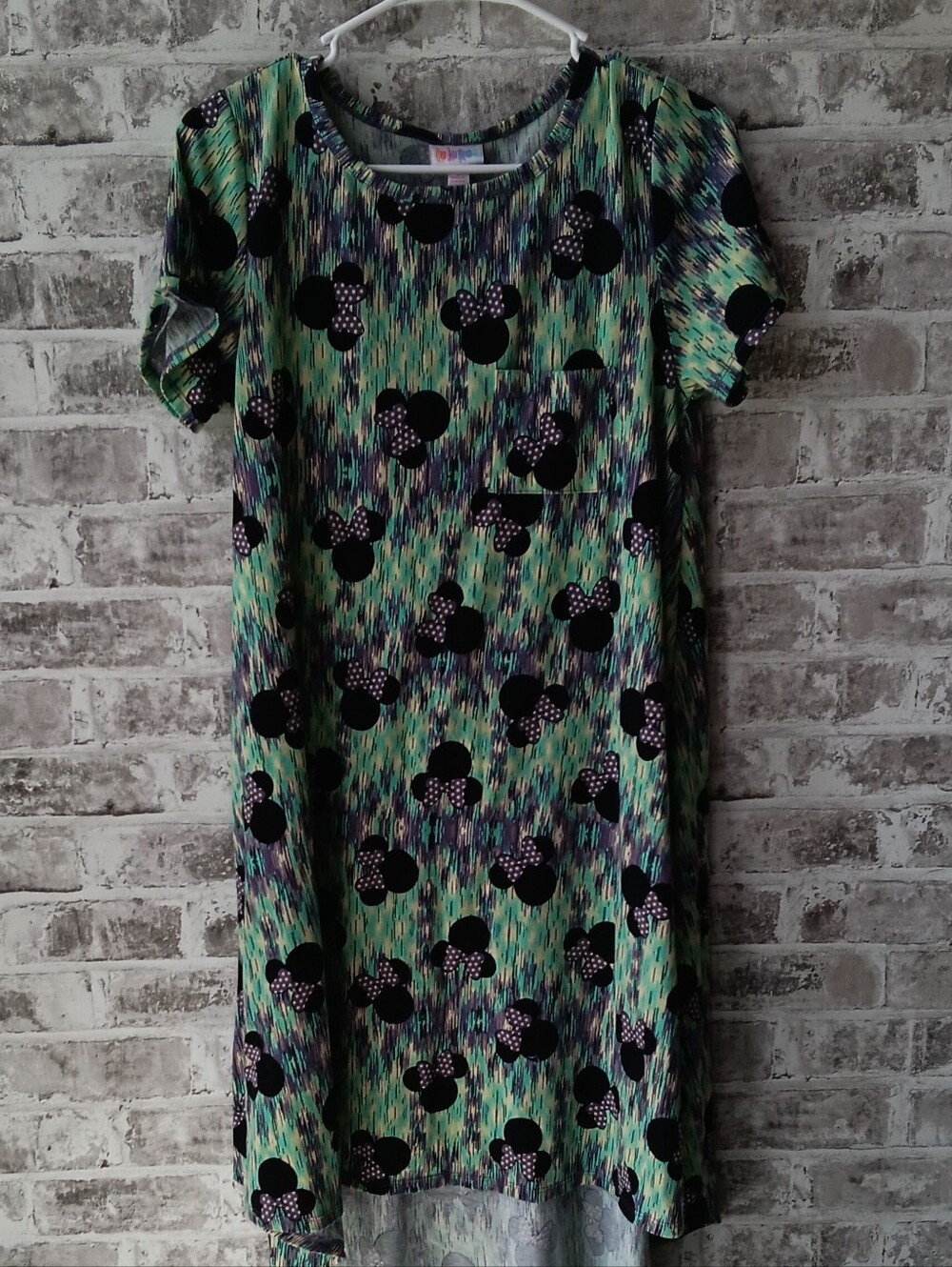 LulaRoe 2000's High Low Minnie Mouse Dress